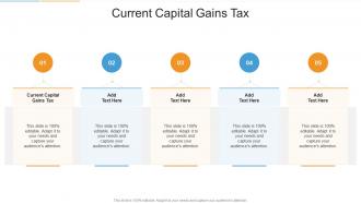 Current Capital Gains Tax In Powerpoint And Google Slides Cpb
