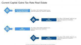 Current Capital Gains Tax Rate Real Estate In Powerpoint And Google Slides Cpb