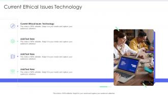 Current Ethical Issues Technology In Powerpoint And Google Slides Cpb