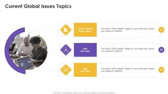 Current Global Issues Topics In Powerpoint And Google Slides Cpb