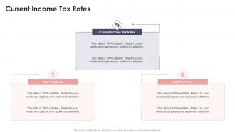 Current Income Tax Rates In Powerpoint And Google Slides Cpb
