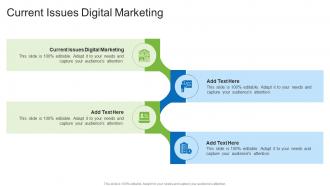 Current Issues Digital Marketing In Powerpoint And Google Slides Cpb