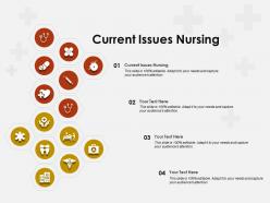Current issues nursing ppt powerpoint presentation portfolio vector