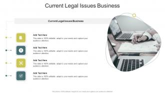 Current Legal Issues Business In Powerpoint And Google Slides Cpb