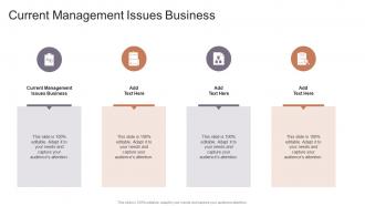 Current Management Issues Business In Powerpoint And Google Slides Cpb