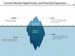 Current market opportunity and potential expansion through iceberg structure