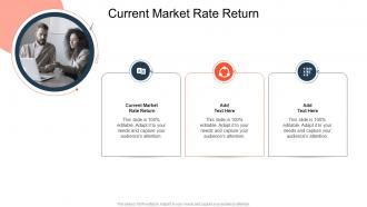 Current Market Rate Return In Powerpoint And Google Slides Cpb