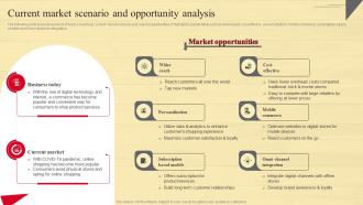 Current Market Scenario And Opportunity Strategic Guide To Move Brick And Mortar Strategy SS V
