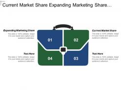 Current market share expanding marketing share specialist customer