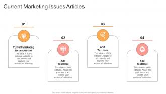 Current Marketing Issues Articles In Powerpoint And Google Slides Cpb
