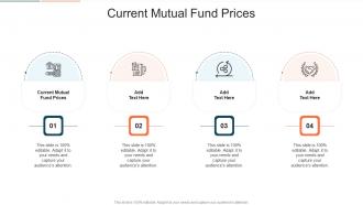 Current Mutual Fund Prices In Powerpoint And Google Slides Cpb