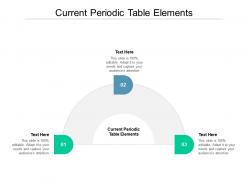 Current periodic table elements ppt powerpoint presentation professional diagrams cpb
