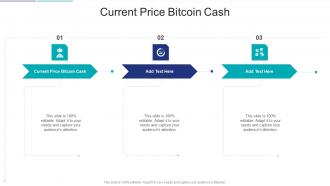 Current Price Bitcoin Cash In Powerpoint And Google Slides Cpb