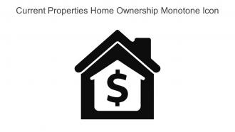 Current Properties Home Ownership Monotone Icon In Powerpoint Pptx Png And Editable Eps Format