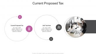 Current Proposed Tax In Powerpoint And Google Slides Cpb