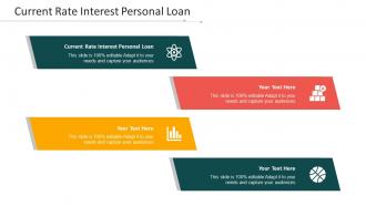Current Rate Interest Personal Loan Ppt Powerpoint Presentation Ideas Graphic Cpb