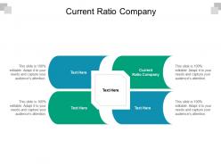 Current ratio company ppt powerpoint presentation model background designs cpb
