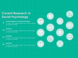 Current research in social psychology ppt powerpoint presentation infographics files