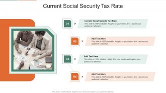 Current Social Security Tax Rate In Powerpoint And Google Slides Cpb