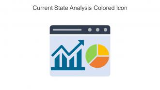 Current State Analysis Colored Icon In Powerpoint Pptx Png And Editable Eps Format