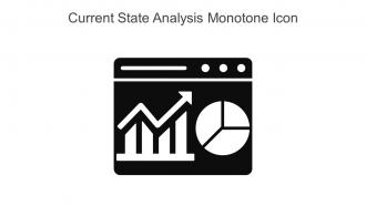 Current State Analysis Monotone Icon In Powerpoint Pptx Png And Editable Eps Format