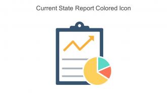 Current State Report Colored Icon In Powerpoint Pptx Png And Editable Eps Format