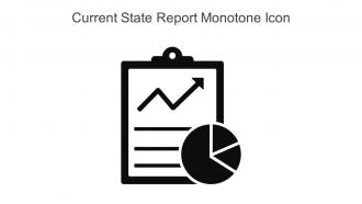 Current State Report Monotone Icon In Powerpoint Pptx Png And Editable Eps Format