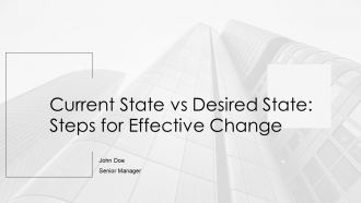 Current State Vs Desired State Steps For Effective Change PPT Slides AT
