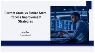Current State Vs Future State Process Improvement Strategies PPT Mockup AT