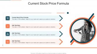 Current Stock Price Formula In Powerpoint And Google Slides Cpb