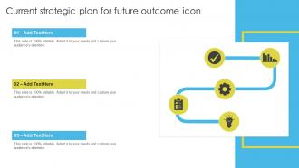 Current Strategic Plan For Future Outcome Icon