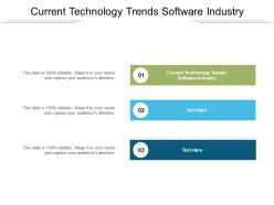 Current technology trends software industry ppt powerpoint presentation file introduction cpb