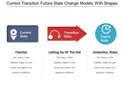 Current transition future state change models with shapes