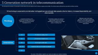 Current Trending Technologies 5 Generation Network In Telecommunication
