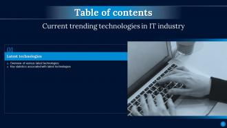 Current Trending Technologies In IT Industry Powerpoint Presentation Slides Multipurpose Slides