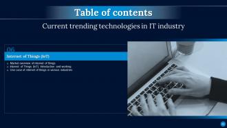 Current Trending Technologies In IT Industry Powerpoint Presentation Slides Graphical Idea