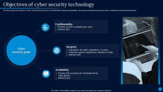 Current Trending Technologies Objectives Of Cyber Security Technology