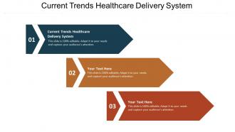 Current trends healthcare delivery system ppt powerpoint presentation show graphics pictures cpb