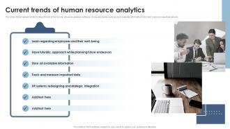 Current Trends Of Human Resource Analytics Analyzing And Implementing HR Analytics In Enterprise