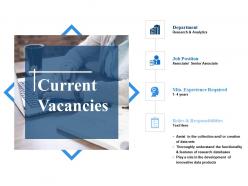 Current vacancies powerpoint slide backgrounds