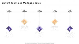 Current Year Fixed Mortgage Rates In Powerpoint And Google Slides Cpb