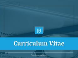 Curriculum Vitae Powerpoint Presentation Slides