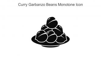 Curry Garbanzo Beans Monotone Icon In Powerpoint Pptx Png And Editable Eps Format
