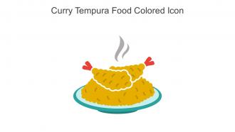 Curry Tempura Food Colored Icon In Powerpoint Pptx Png And Editable Eps Format