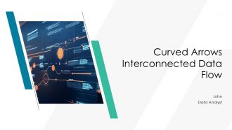 Curved Arrows Interconnected Data Flow PPT Slides AT