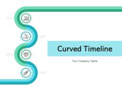 Curved timeline data analytics business development gross profit