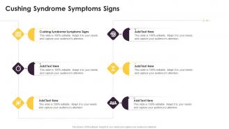 Cushing Syndrome Symptoms Signs In Powerpoint And Google Slides Cpb