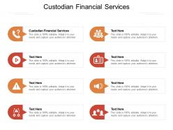 Custodian financial services ppt powerpoint presentation infographics background cpb