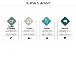 Custom audiences ppt powerpoint presentation ideas samples cpb