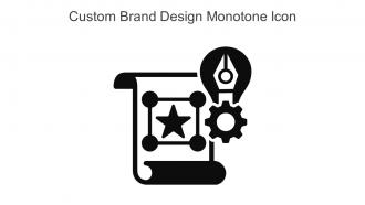 Custom Brand Design Monotone Icon In Powerpoint Pptx Png And Editable Eps Format